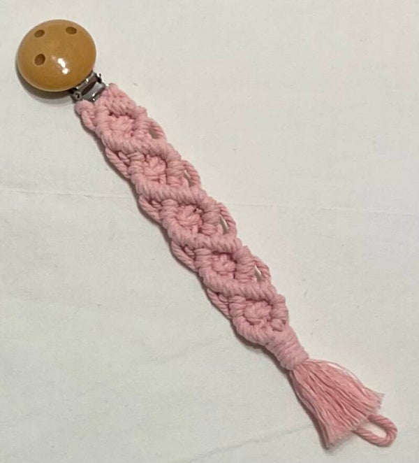 Schnullikette Makramee