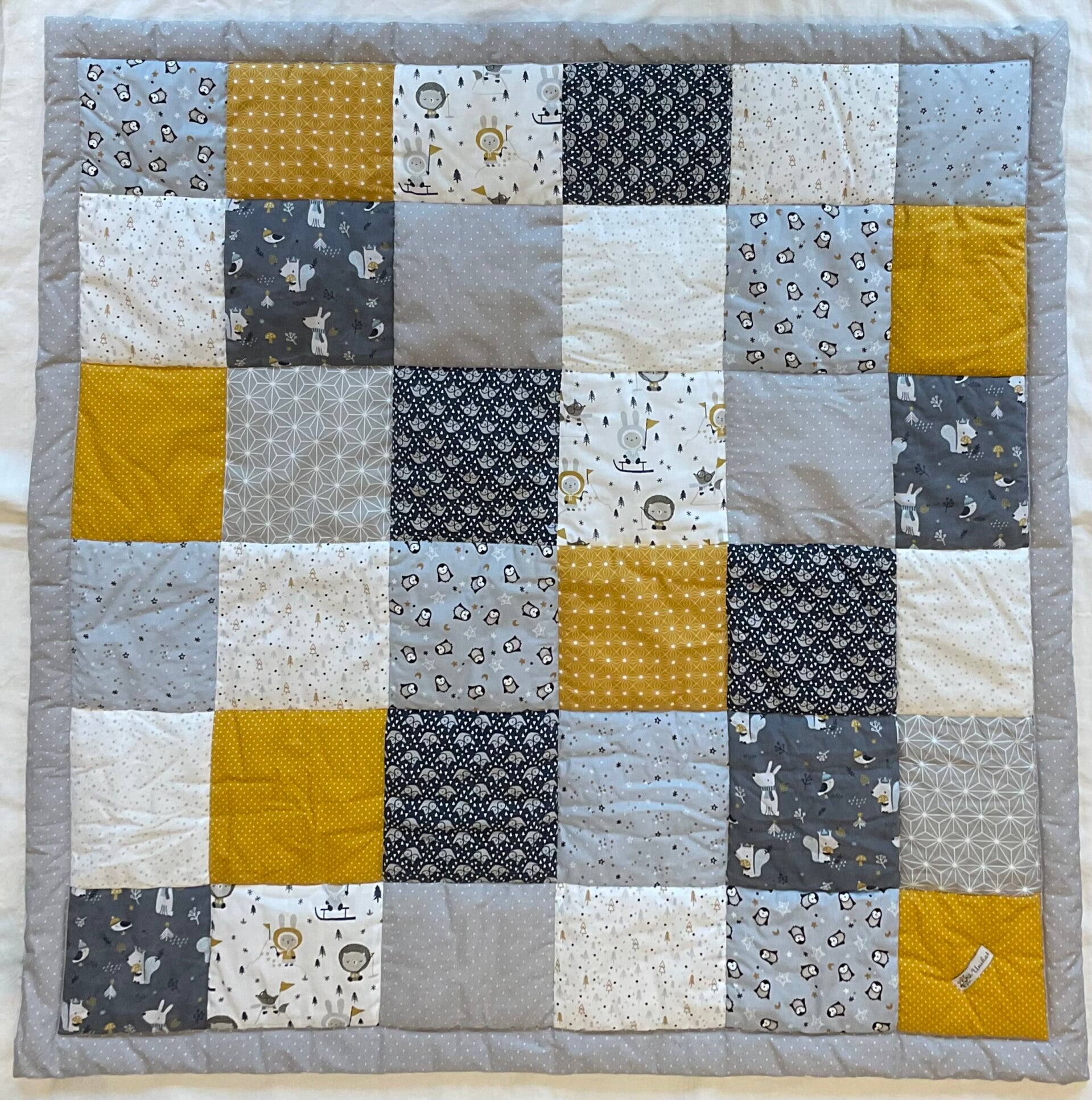 Patchworkdecke groß