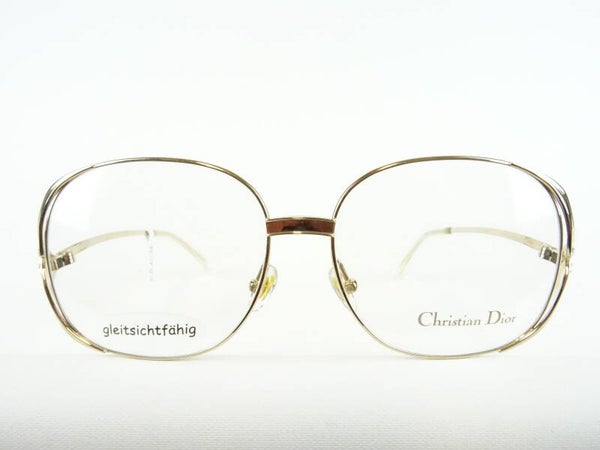 Christian Dior 2537 Damenbrillen große Glasform Strassdecor Damenfassung Gesamtbreite 144mm EB1038