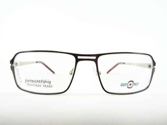 Metallgestell braune Herrenbrille Brillenfassungen für größere Kopfform Gesamtbreite 142mm EB1016