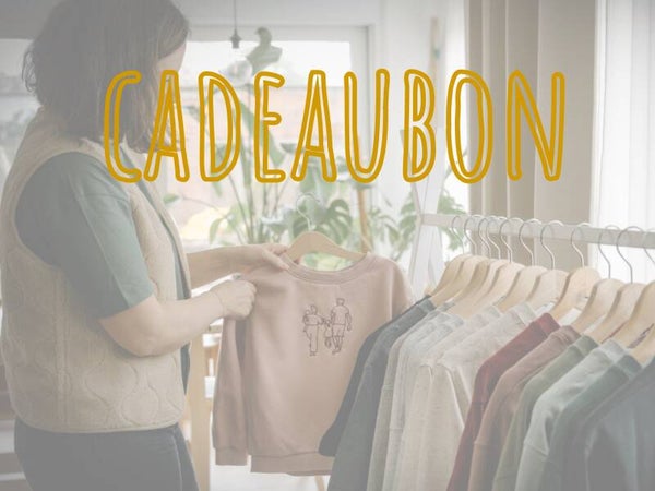 Cadeaubon T-shirt met lijntekening