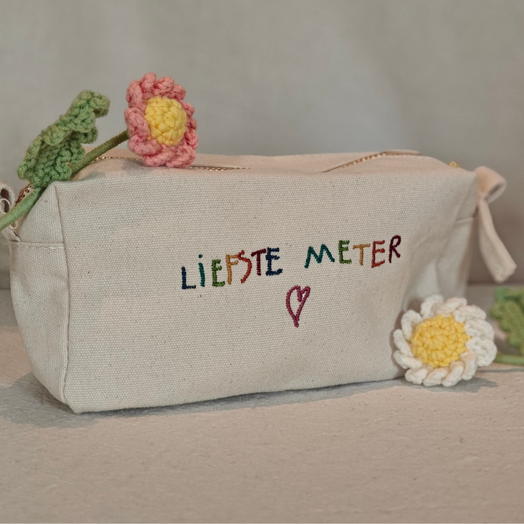 Pennenzak / Make-up tasje met eigen handschrift