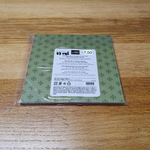 setje dessinpapier Neutrals 6 inch