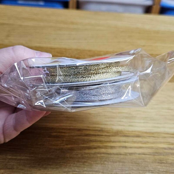 Zilver en Goudkleurig lint