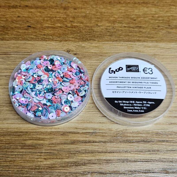 DIV woven threads sequin assortment