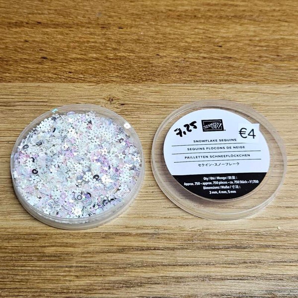 DIV Snowflake Sequins