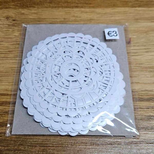 DIV pearlized Doilies