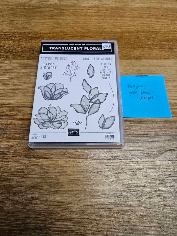 ST Translucent Florals !LET OP!