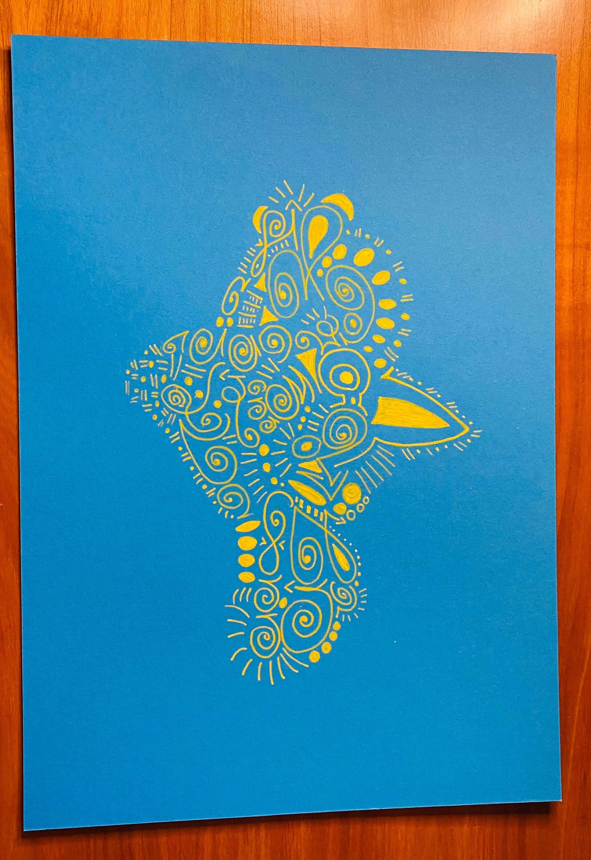 „Blauer Strumpf“