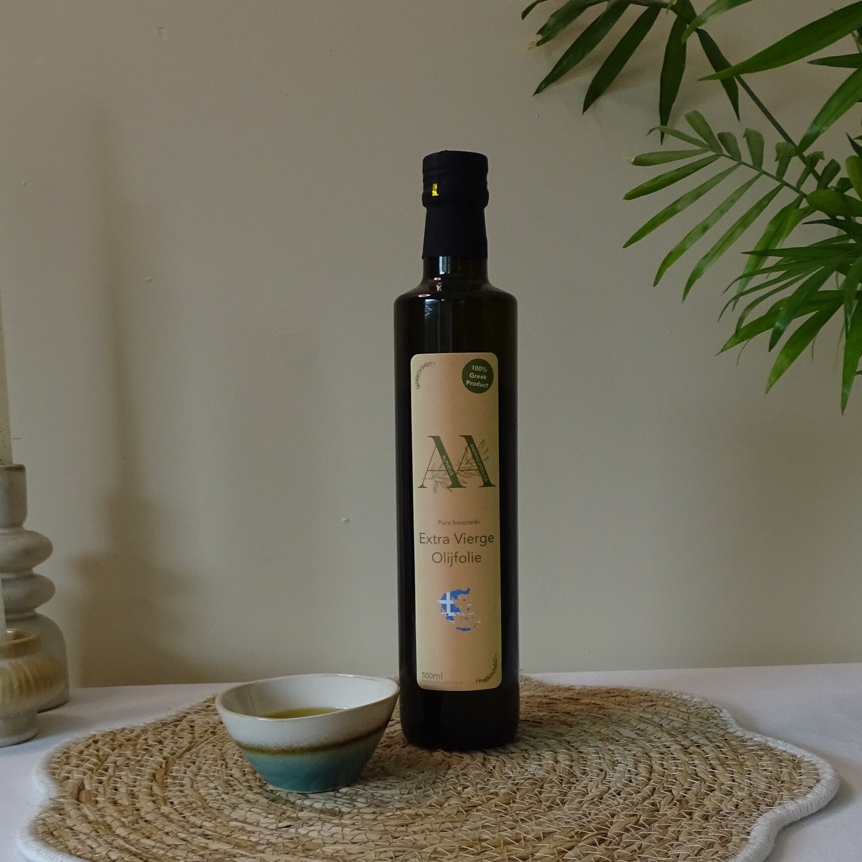 Premium Griekse Extra Vierge Olijfolie - 500 ml
