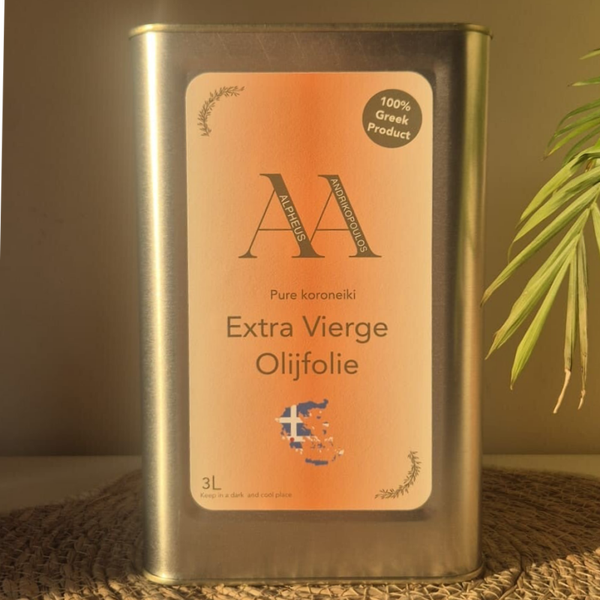 Premium Griekse Extra Vierge Olijfolie - 3 L