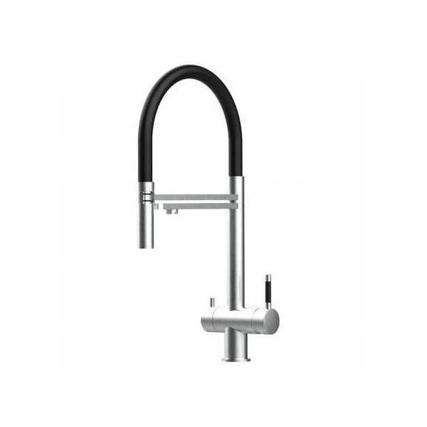 WINNIPEG 3-Wege-Küchenarmatur Edelstahl