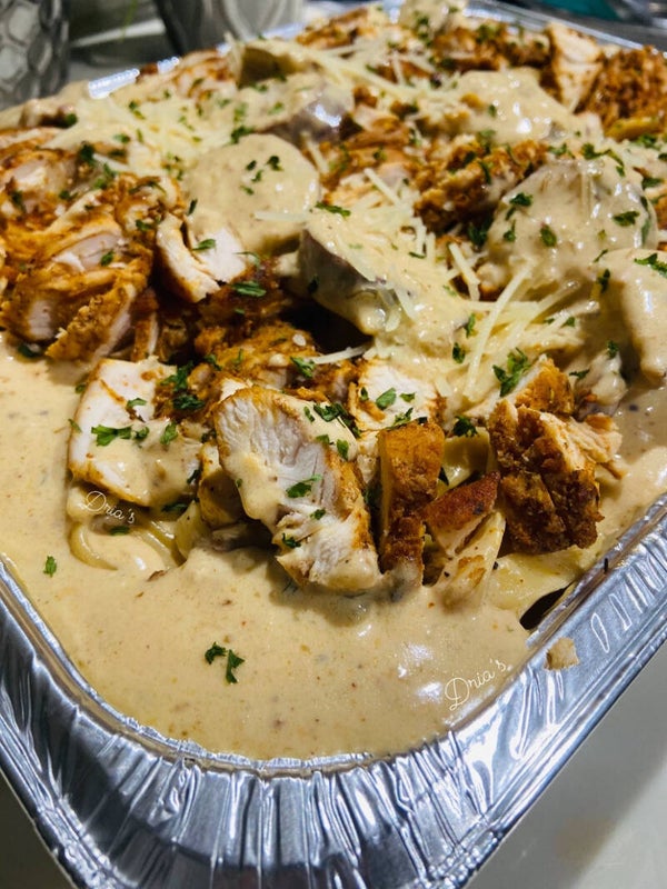 Creamy Blackened Chicken & Sausage Pasta