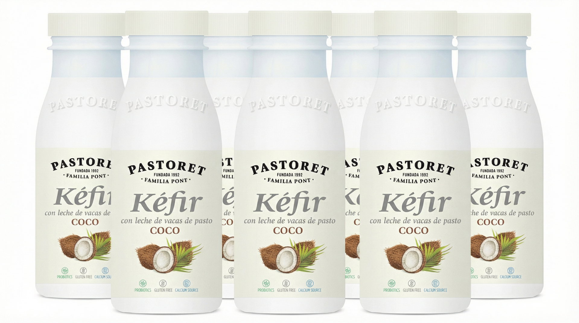 PASTORET Pack 6 Kéfir líquido con coco 250 ml