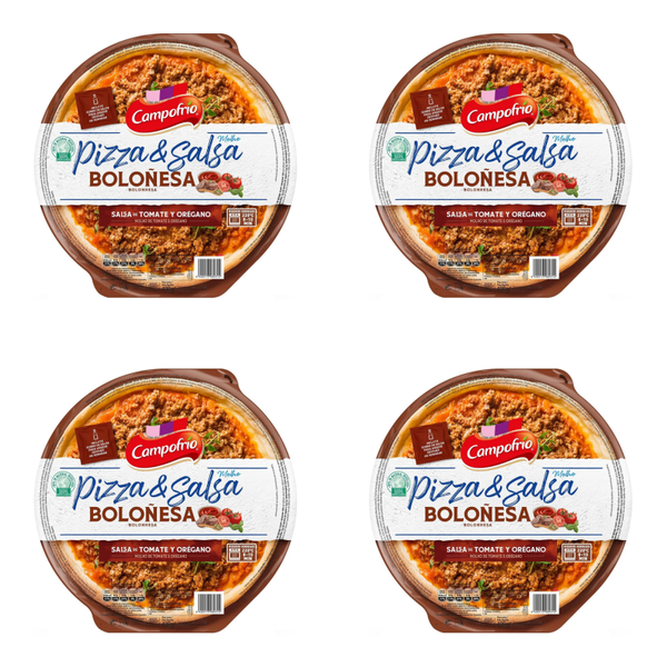 Pizza fresca Campofrío Boloñesa 400 g – Pack refrigerado (2 o 4 unidades)