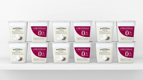 PASTORET Pack 6 Requesón 100% natural 0% materia grasa (2 × 125 g)