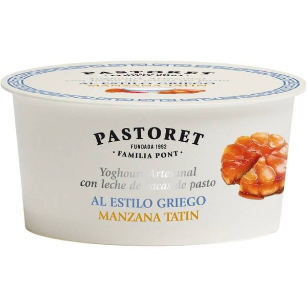 PASTORET Yogur azucarado estilo griego con tatín de manzana 150 g