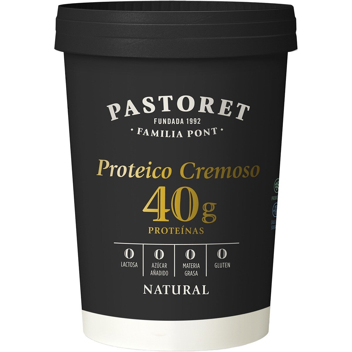 PASTORET Yogur natural con alto contenido en proteínas (40 g) 500 g