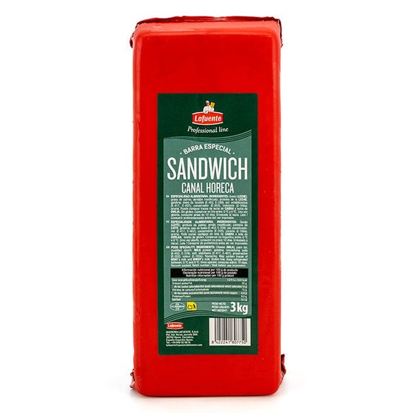 Lafuente Barra Sándwich Horeca 3Kg Aprox. – Preparado alimenticio refrigerado