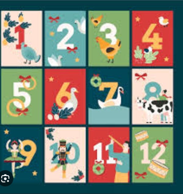12 Days of Christmas Advent Calendar Base and Minis
