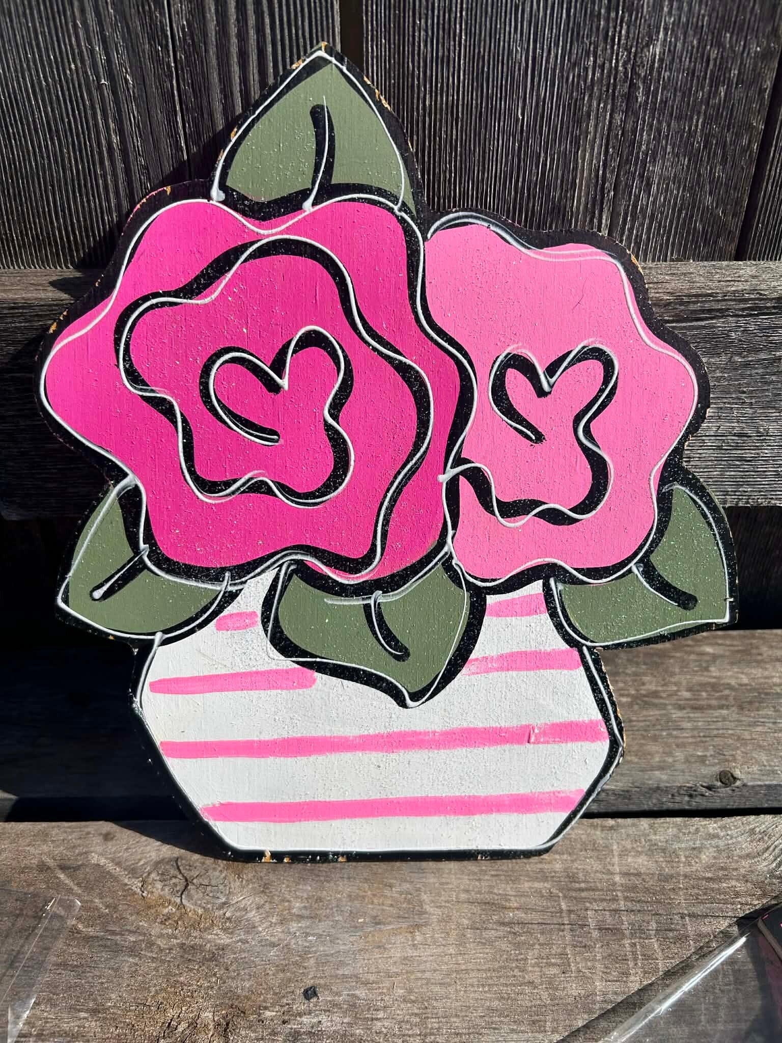 Valentines Flower Vase Mini