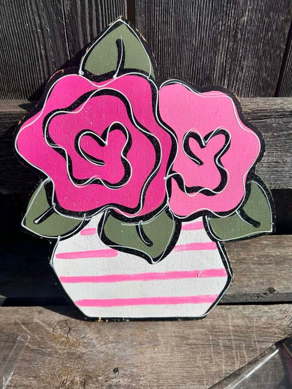 Valentines Flower Vase Mini