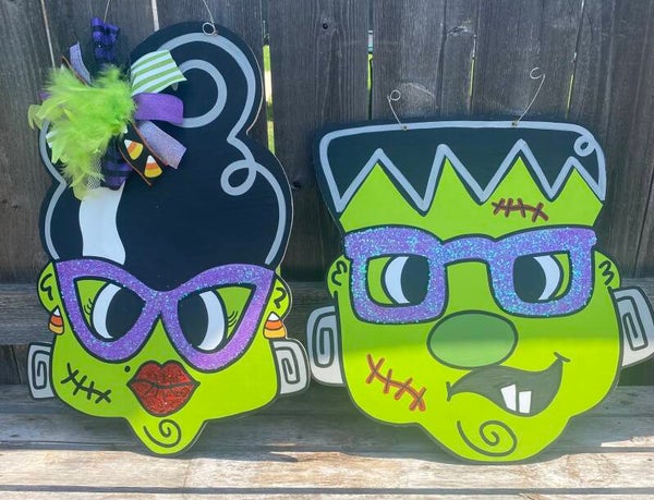 DivaStein Halloween Door Hanger
