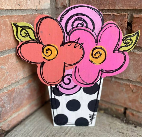 Polka Dot Flower Pot Mini