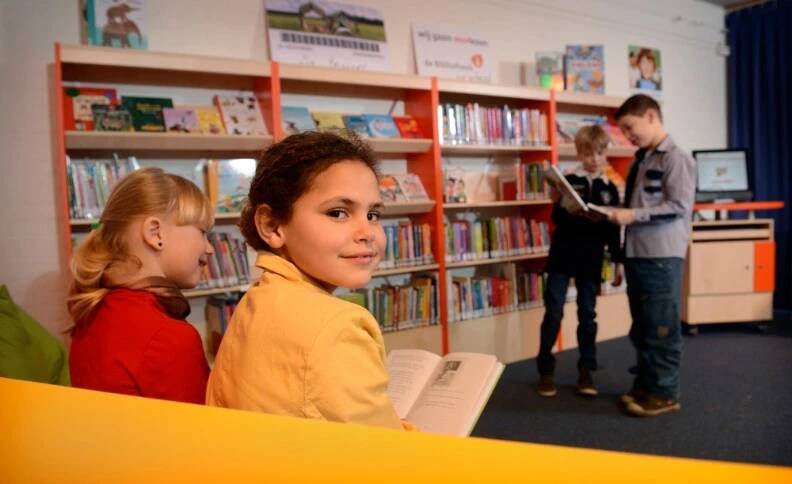 De bibliotheek op school