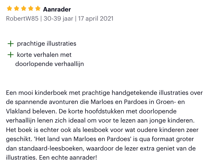 Recensie van Bol.com