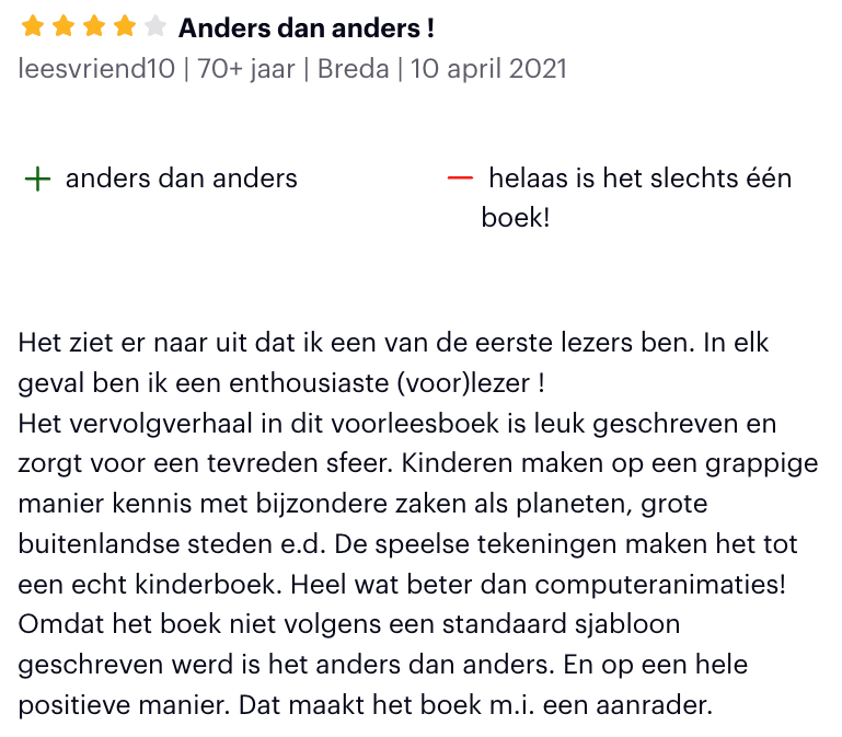 Recensie van Bol.com
