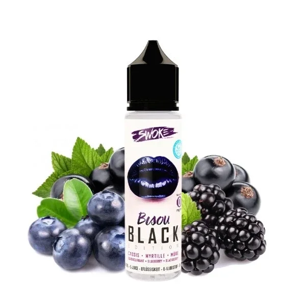 Bisou Black 0mg 50ml - Vape Party by Swoke