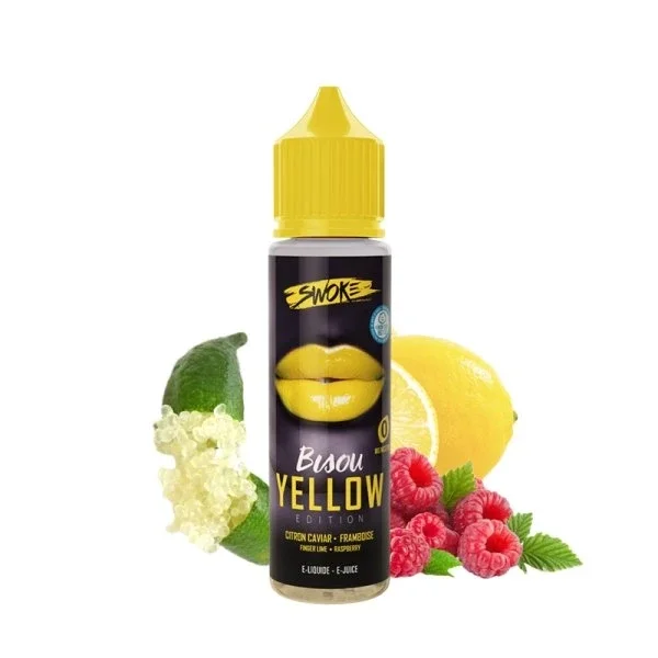 Bisou Yellow 0mg 50ml - Vape Party by Swoke