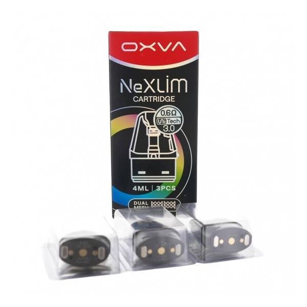 Cartouches Nexlim UniTECH 3.0 Dual Mesh 4ml – OXVA – Pack de 3