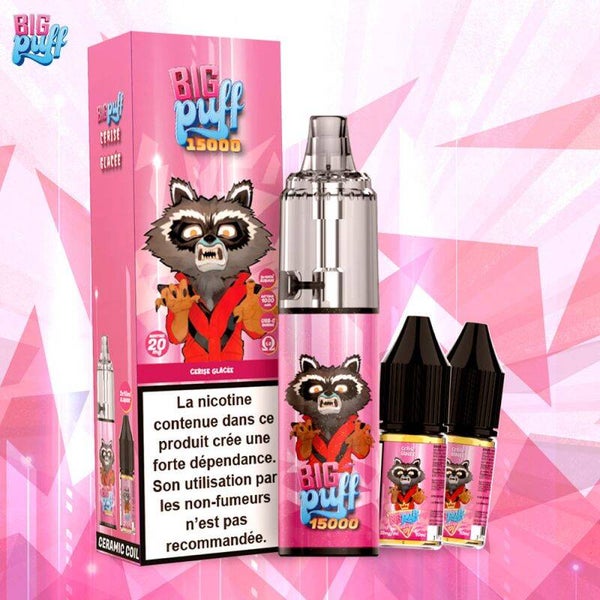 Cerise Glacée 15000 puffs 2x10ml - Big Puff