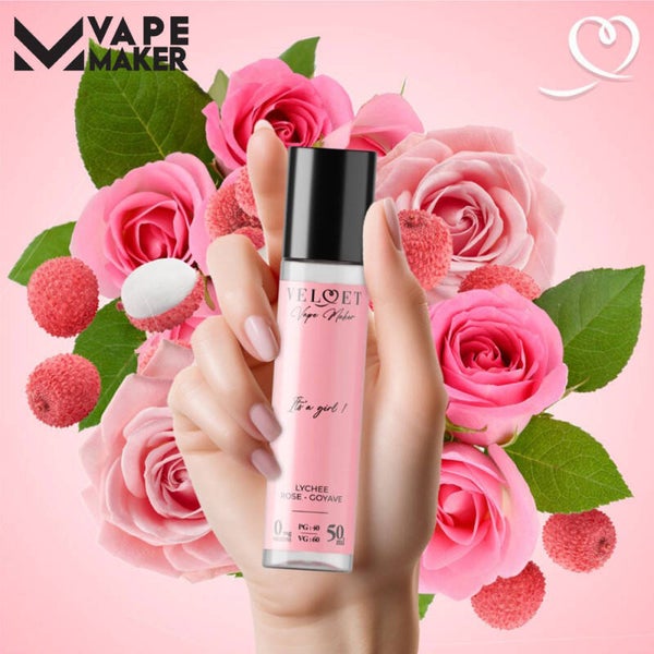 It's a Girl 50ml - Litchi Rose Grenade - Velvet by Vape Maker