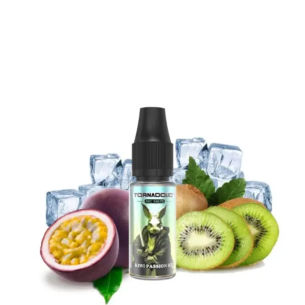 Kiwi Passion Ice 10ml Nic Salt - Tornadoliq