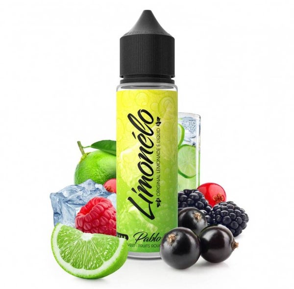 Pablo 50 ml - Citron vert, cassis, fruits rouges.