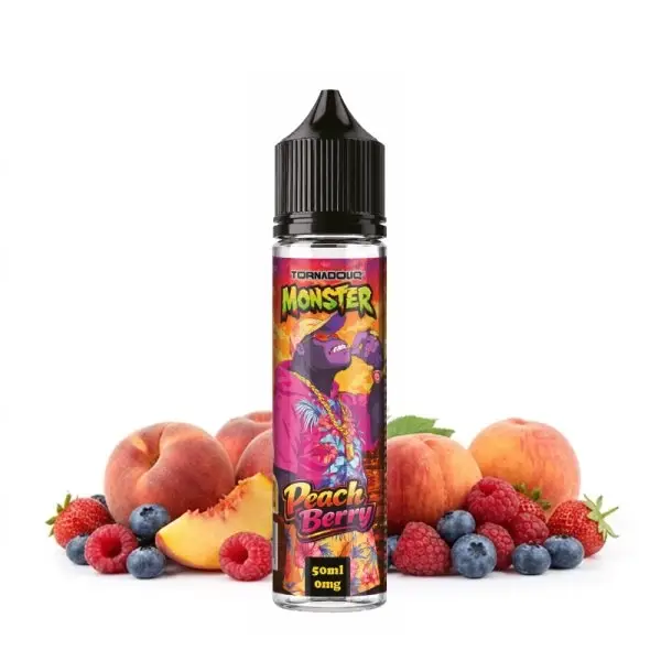 Peach Berry 0mg 50ml - Monster by Tornadoliq