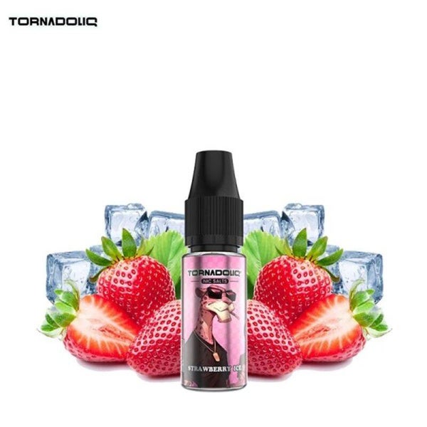 Strawberry Ice 10ml Nic Salt - Tornadoliq
