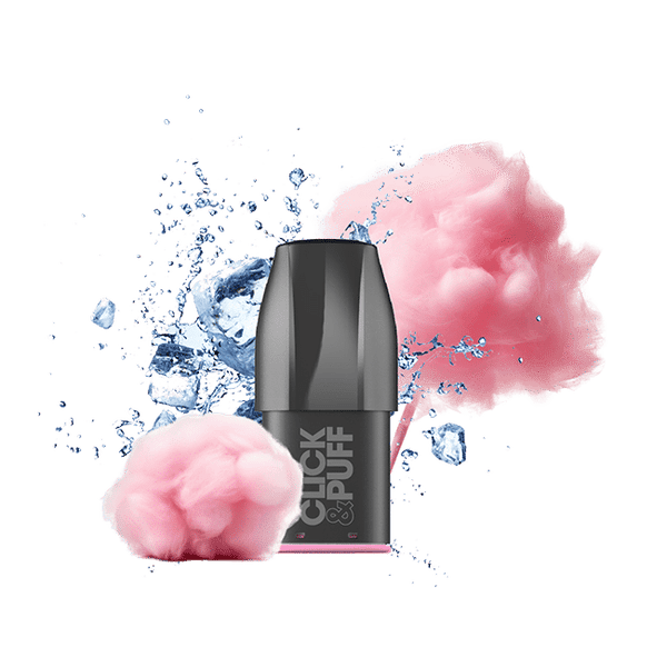 Click & Puff – Pod – Barbe à Papa - 10mg