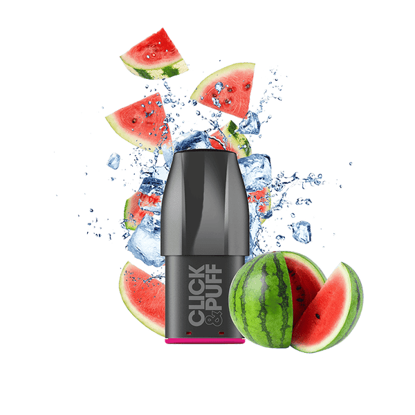 Click & Puff – Pod – Pastèque Glacée - 10mg