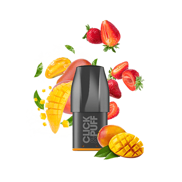 Click & Puff – Pod – Fraise Mangue - 10mg