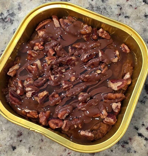 Turtle Sourdough Brownie