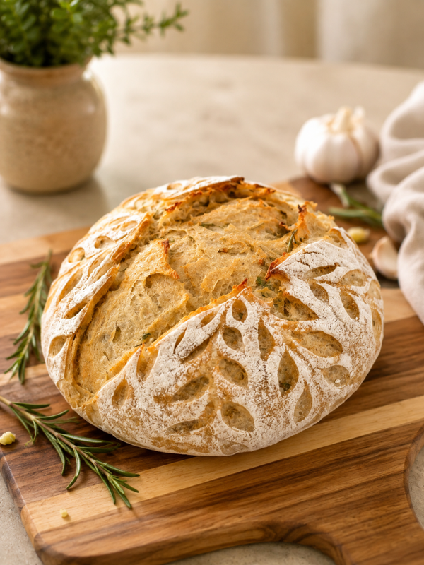 Garlic & Rosemary Sourdough