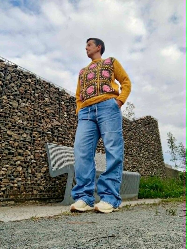 patroon retro trui