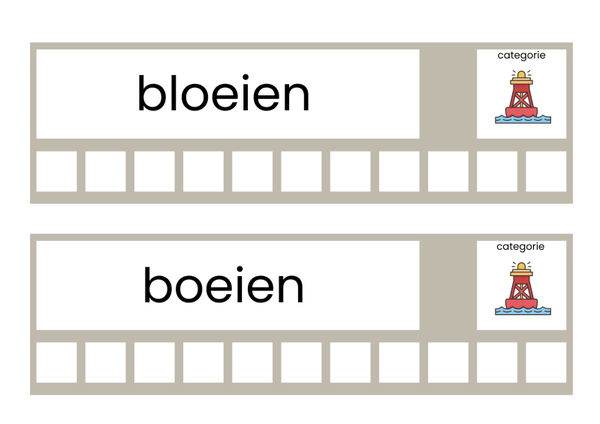 WOORDKAARTJES spelling goep 5 deel 1