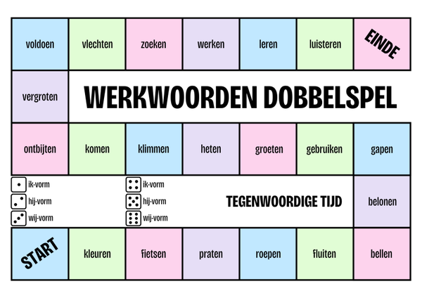 DOBBELSPEL werkwoorden