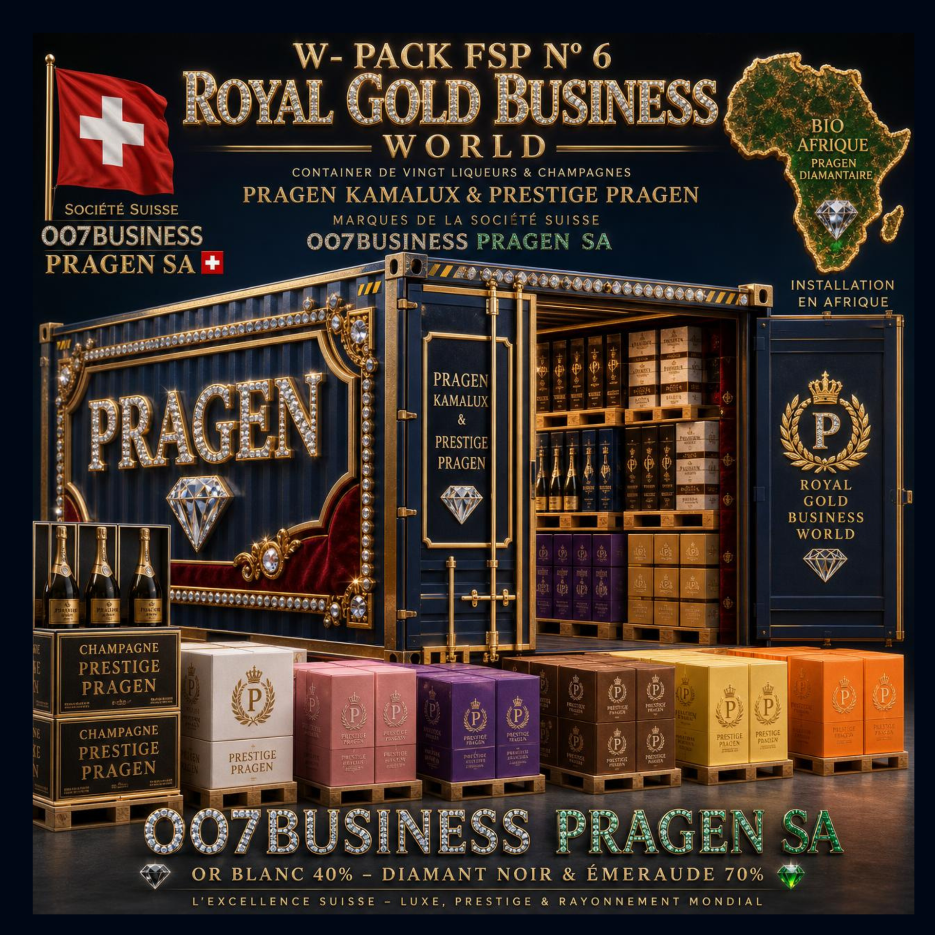 W- PACK FSP N° 6 " ROYAL GOLD BUSINESS " WORLD