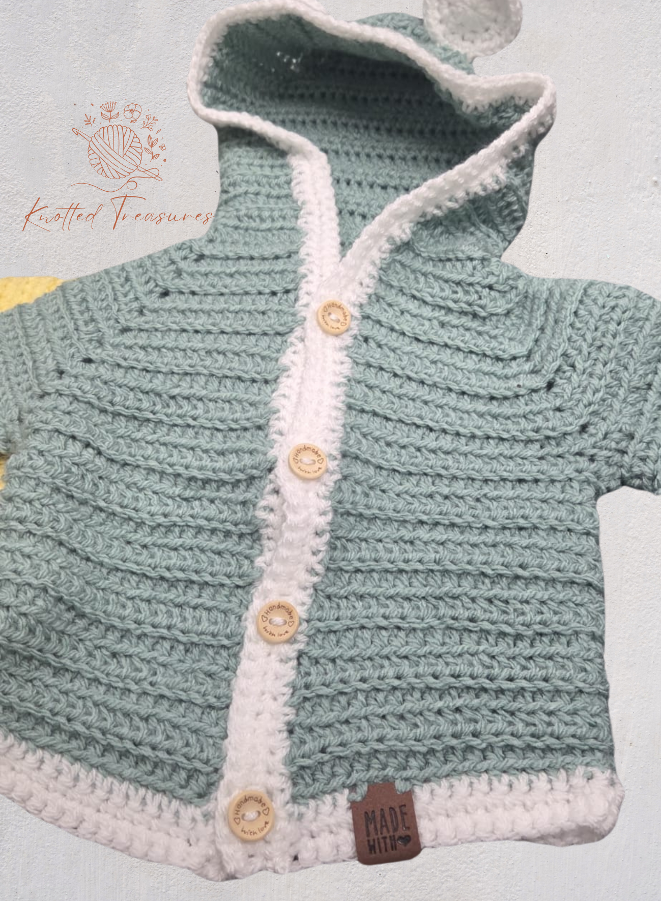 Hooded Baby cardigan